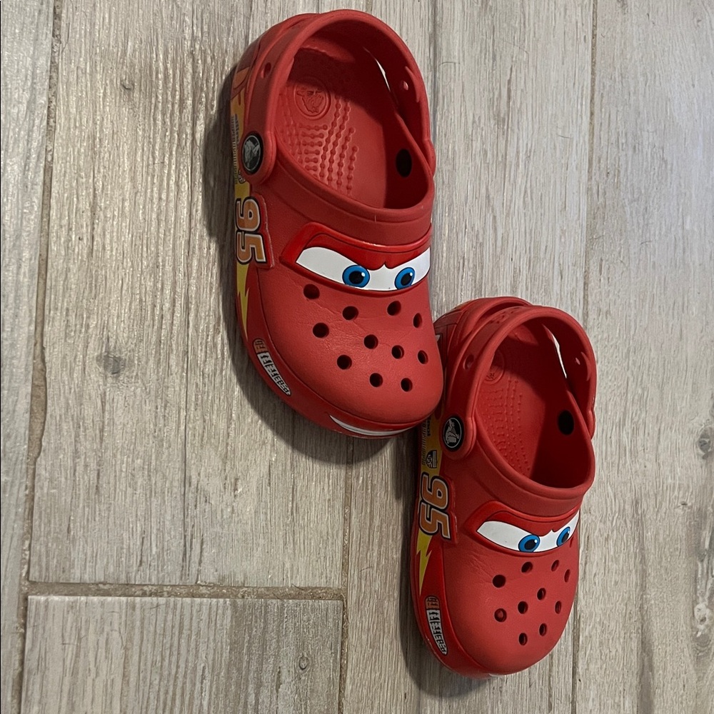 Disney Red Lightning McQueen Clogs toddler 10